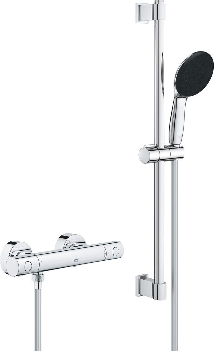 Grohe quickfix precision få brusesæt - vandbesparende - krom