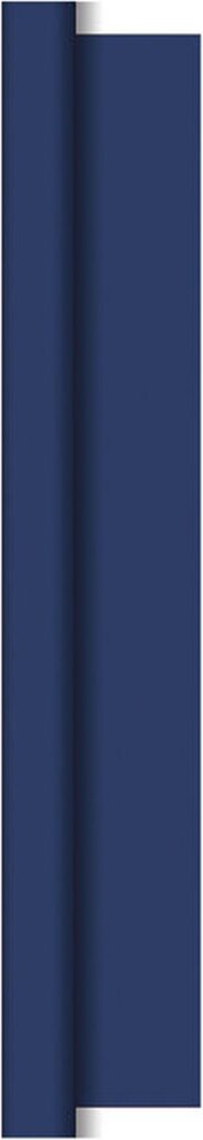 Duni damask mørkeblå 118x800 cm dug