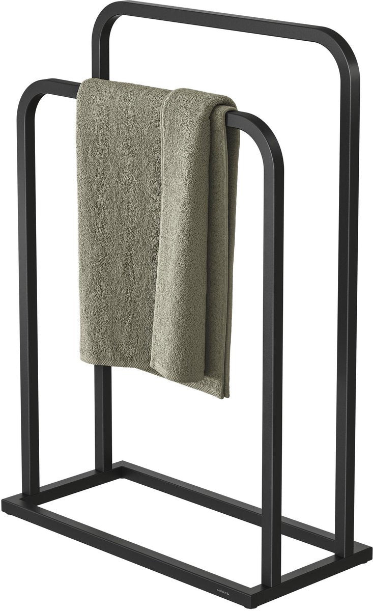 Sealskin brix - handdoekrek vrijstaand - handdoekhouder - zwart