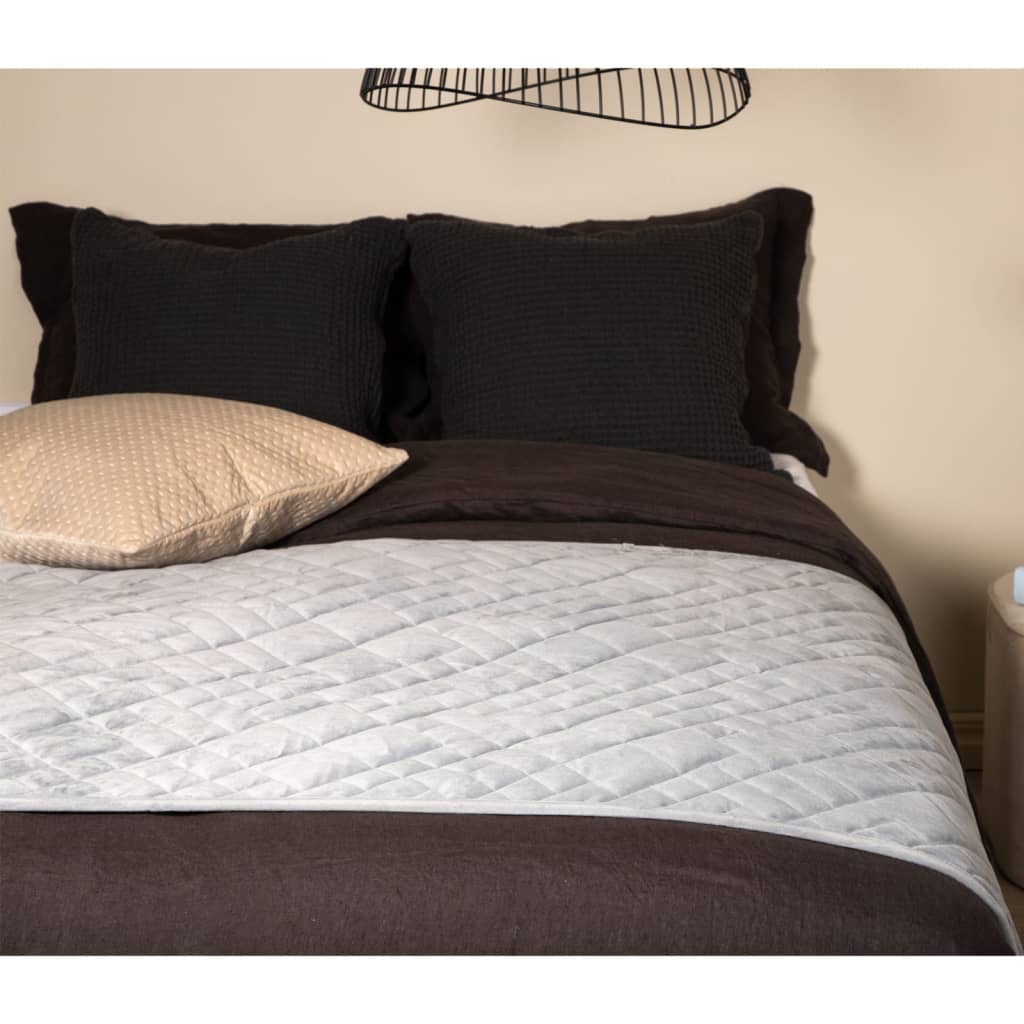 Venture Home Venture Home Bedsprey Jilly 80x260 cm polyester lysegrå