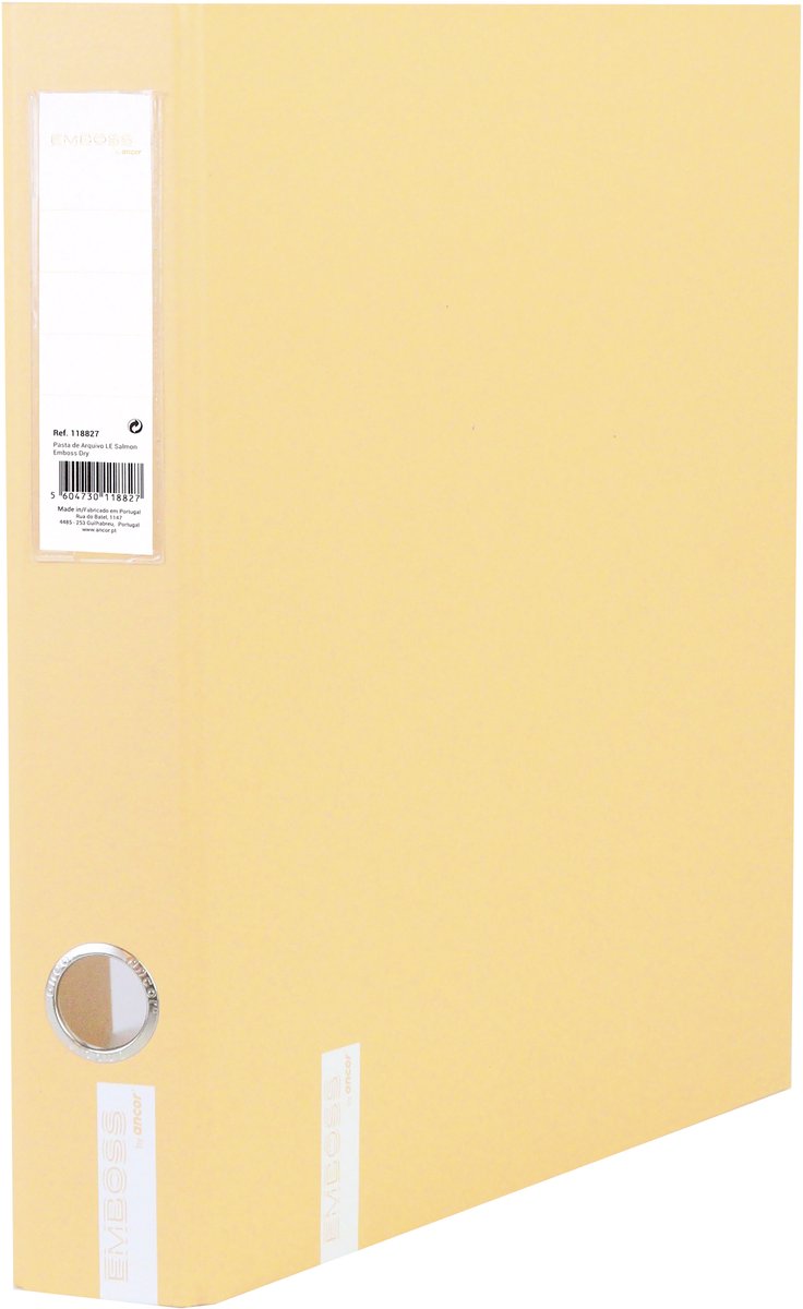 Ancor ringbind emboss dry a4 2r d-30mm sennep - an-118803