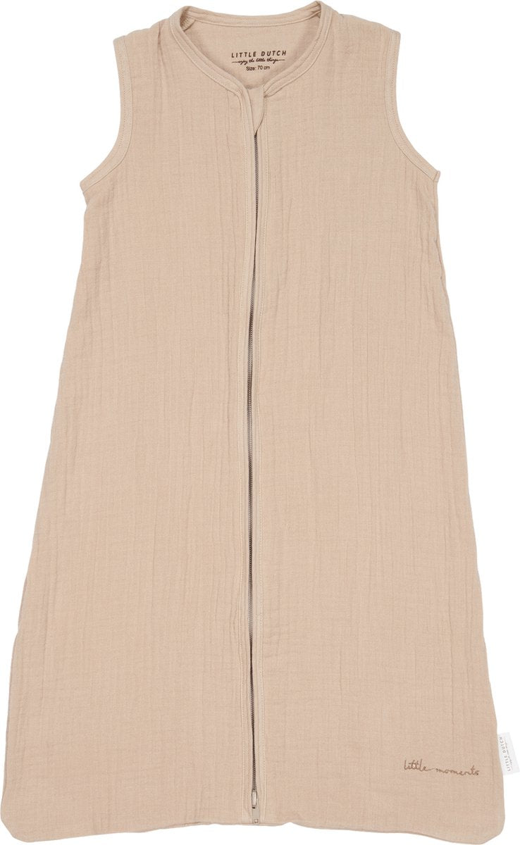 Little dutch slaapzak zomer hydrofiel 90 cm beige