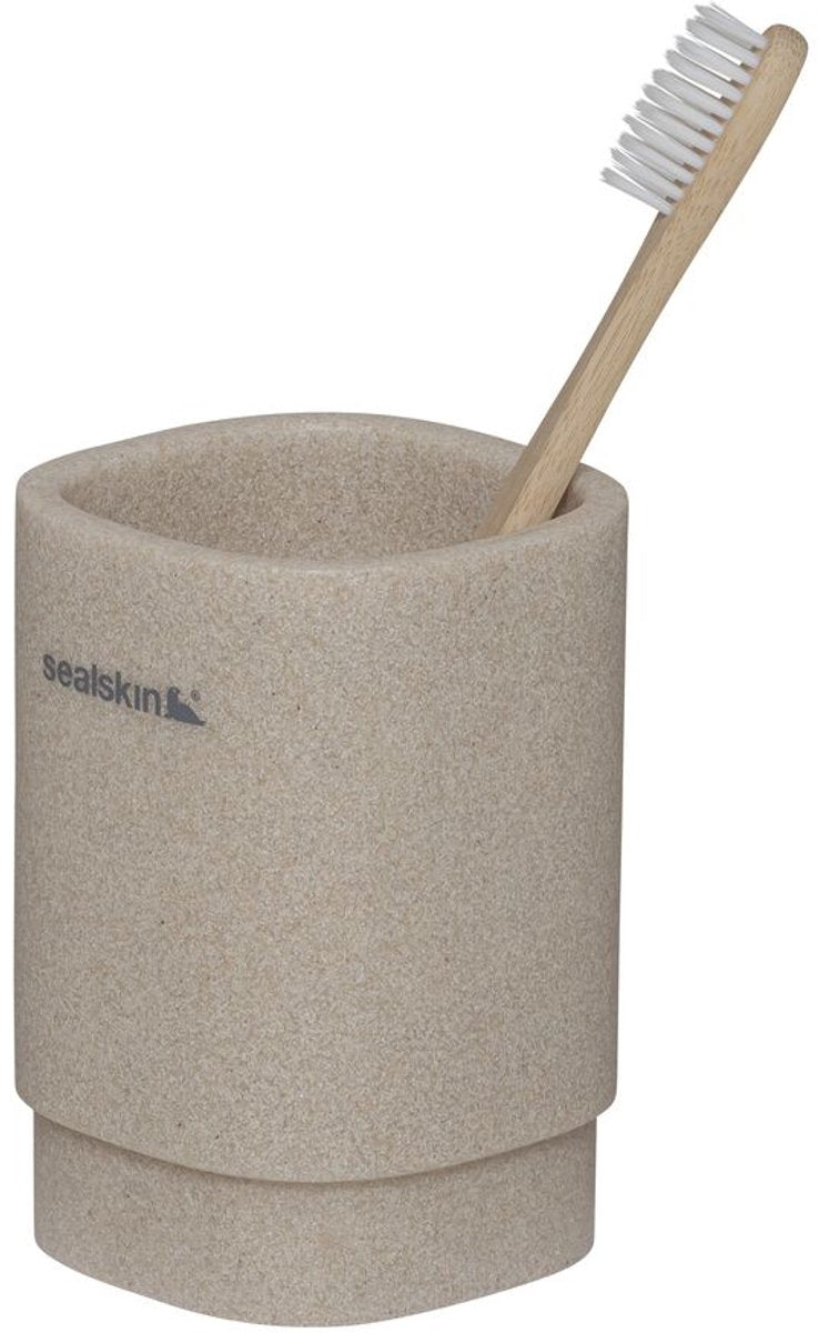 Sealskin - yuna - tandenborstelbeker - vrijstaand - beige
