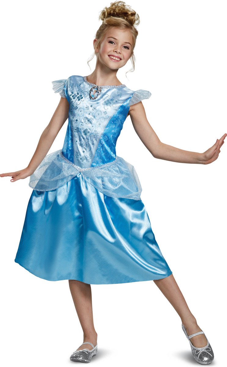 Forklædning disney prinsesse - askepot, klassisk askepot, størrelse xs (3t-4t år), piger