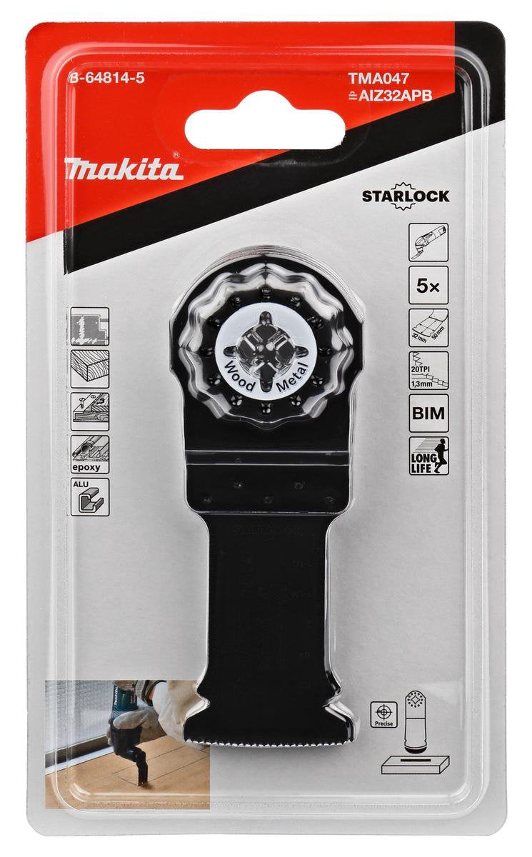 Makita tma047 dyksavklinge 32mm træstål 5 stk