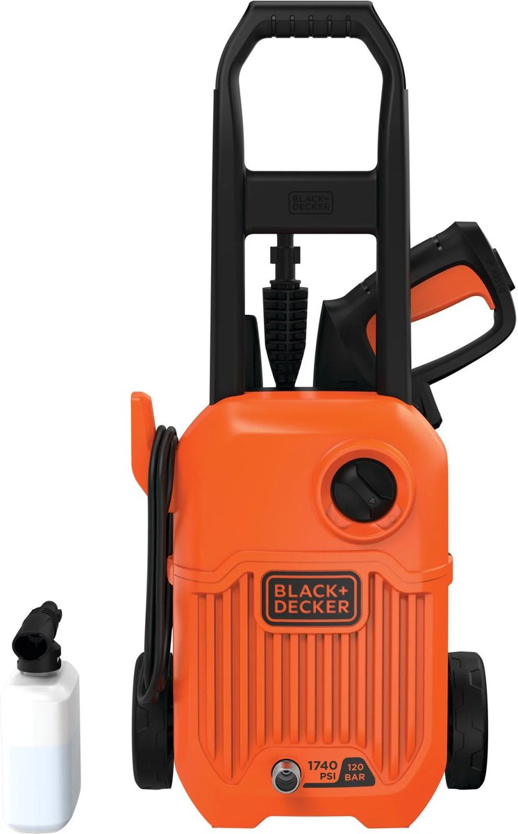 Black+decker black decker bepw1650-qs - højtryksrenser - 1650w - 120bar