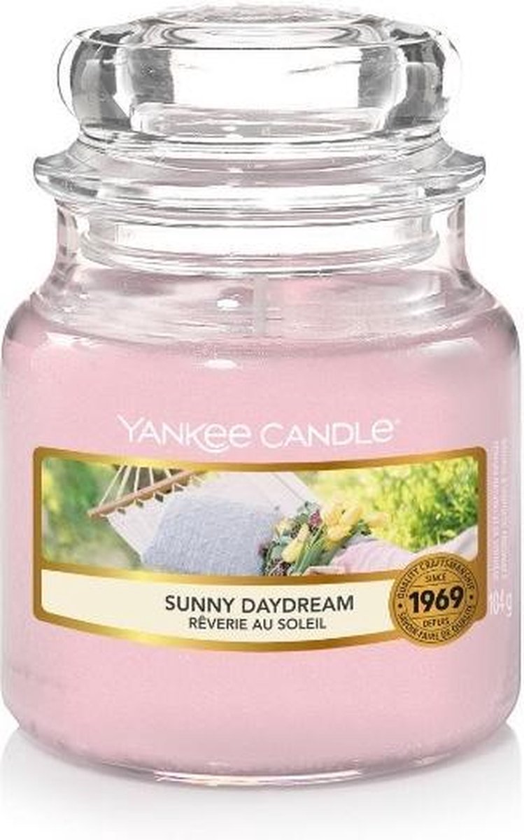 Yankee stearinlys duftlys lille solrig dagdrøm - 9 cm ø 6 cm