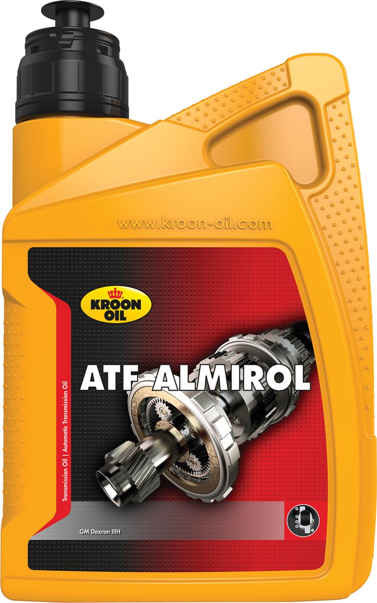 Kroon-olie atf almirol - automatgearolie - dexron iii-h - 1 liter - rød