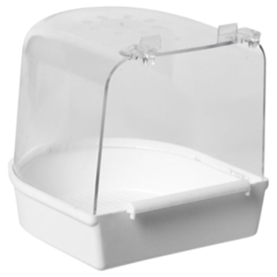 Fuglebad stor model hvid