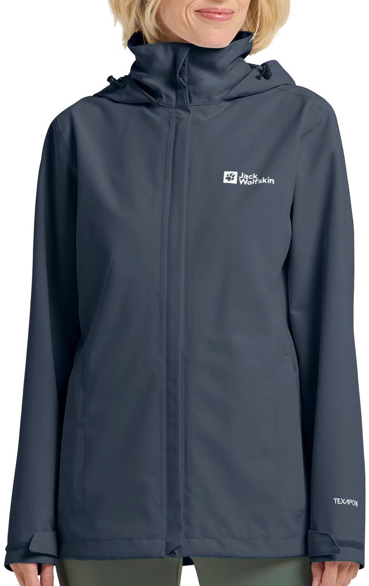 Jack wolfskin trailtime 2l jas dames - maat m
