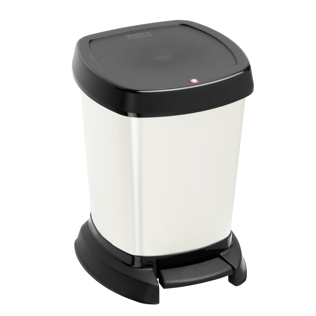 Rotho paso pedalspand - affaldsspand 6l -bpa fri - sølv metallic