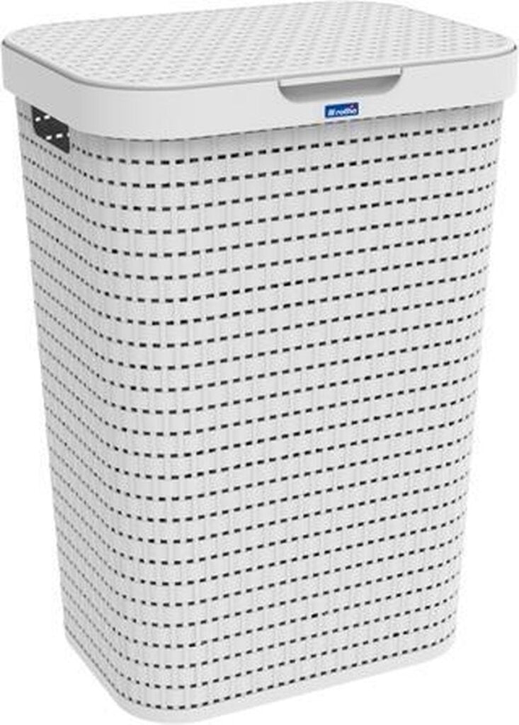 Rotho landvaskeopsamler 55l hvid
