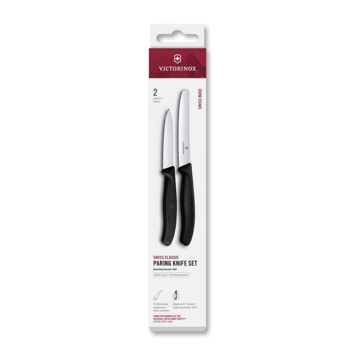 Victorinox skærekniv bordkniv 2 stk sort