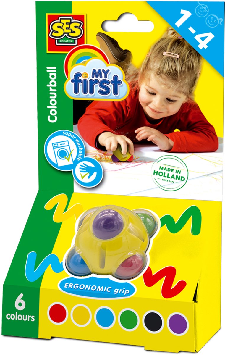 Ses creative ses min første farvekugle