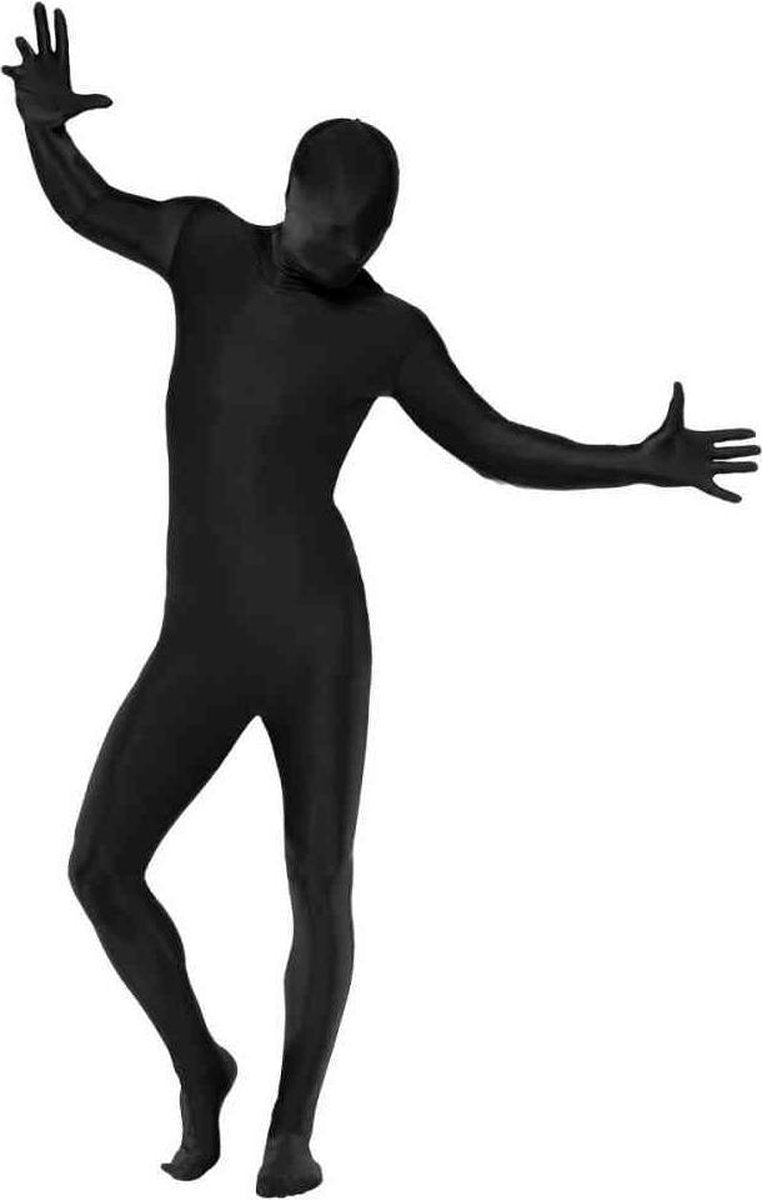 Vegaoo sort second skin outfit til voksne - fancy dress - xl