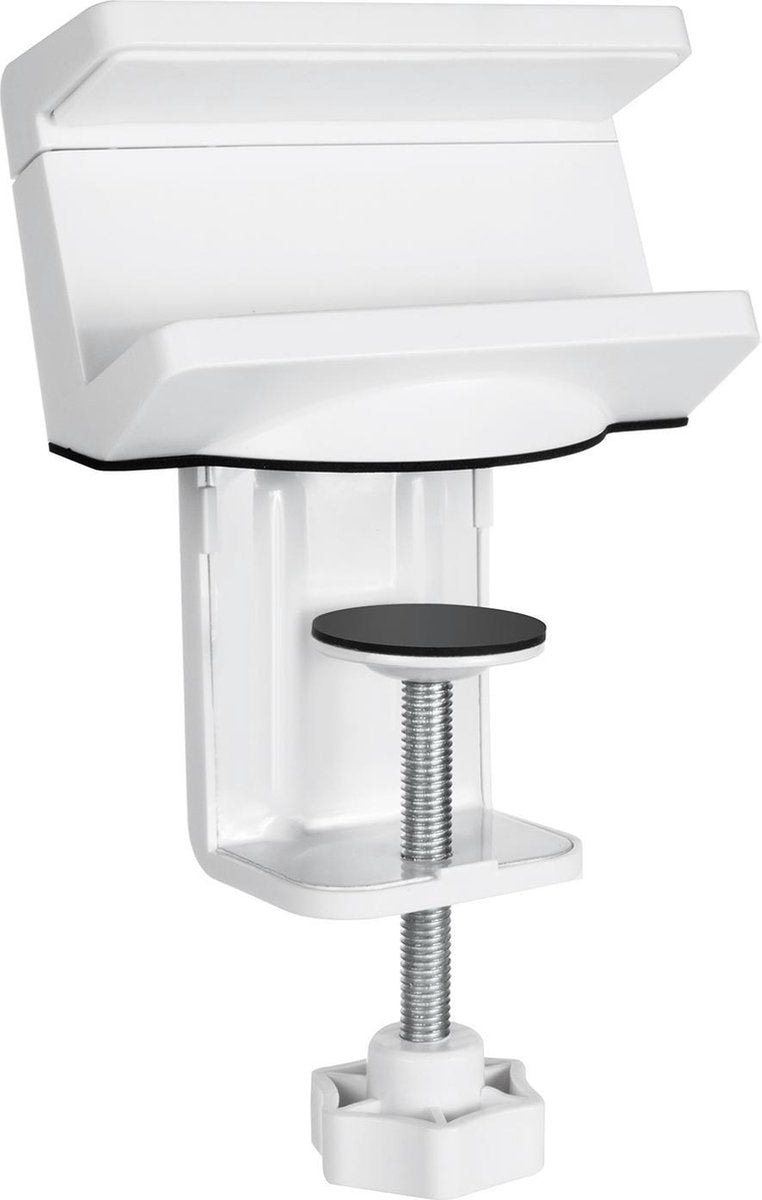 Maclean universal strømskinne holder - skrivebordsbeslag mc-808 hvid