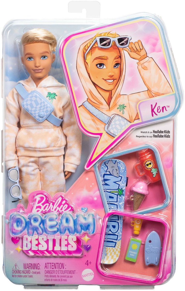 Barbie ken dream besties - dukke orange