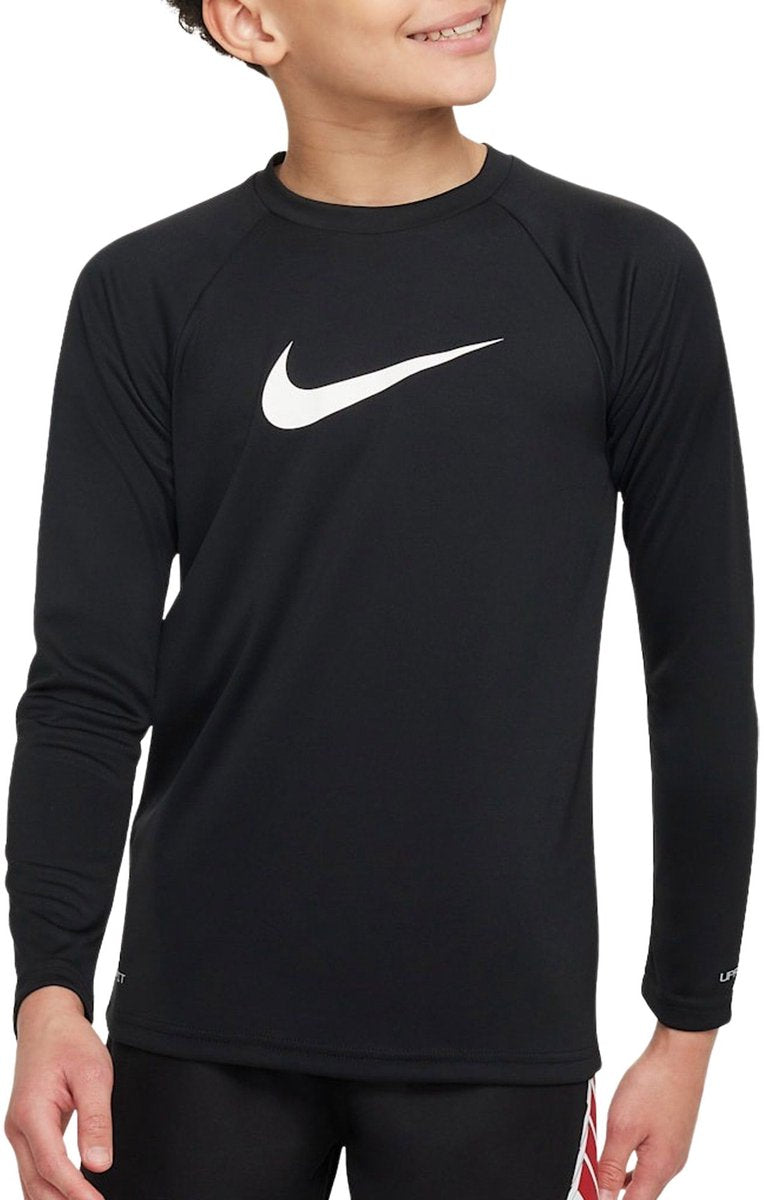 Nike swim hydroguard essential ls svømmetrøje junior - størrelse 152