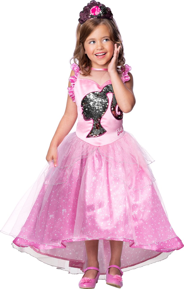 Barbie børne prinsesse kostume pige