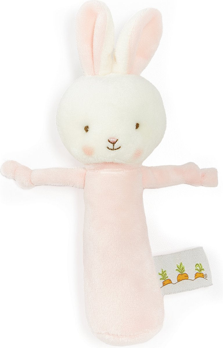 Bunnies by the Bay rangle kanin - krammedyr - broderede detaljer - 15 cm - pink