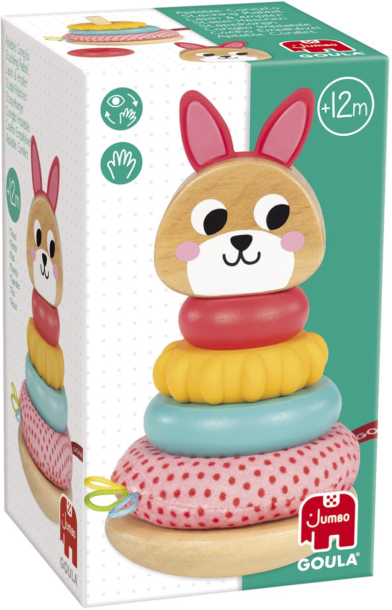 Jumbo - goula - stacking rabbit - educatief spel