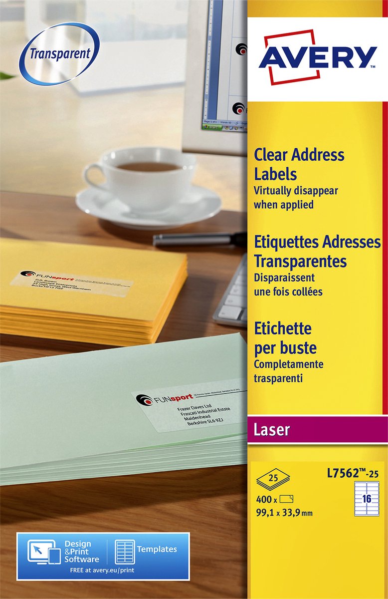 Avery l7562-25 adresselabels
