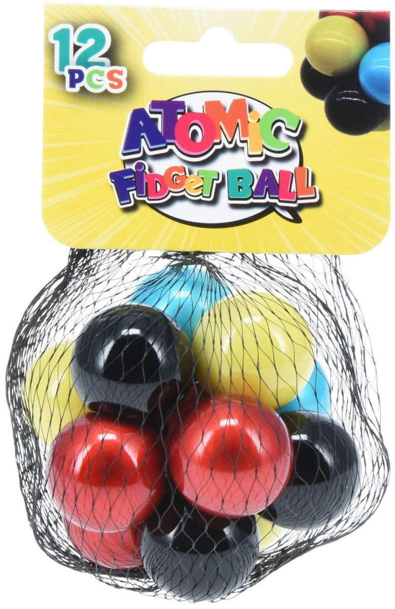 Koopman fidget atombolde, 12 stk.