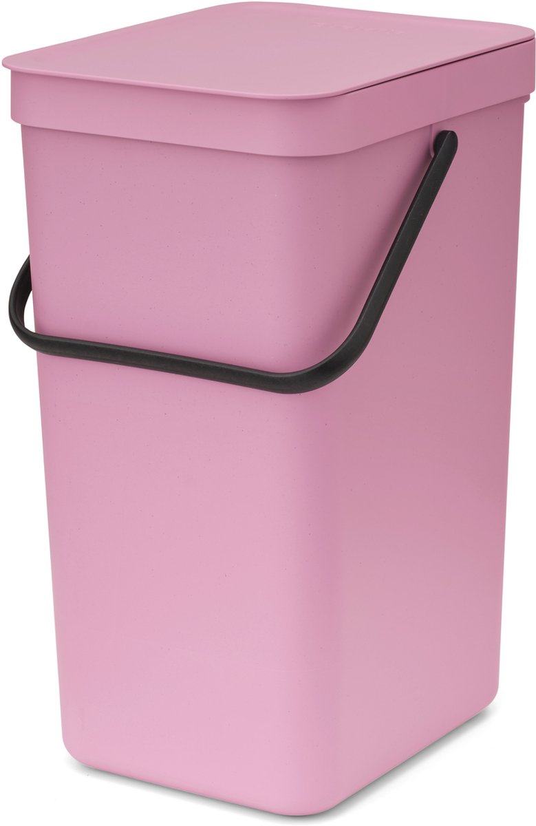 Brabantia sort go affaldsspand - 16 l - lilla pink