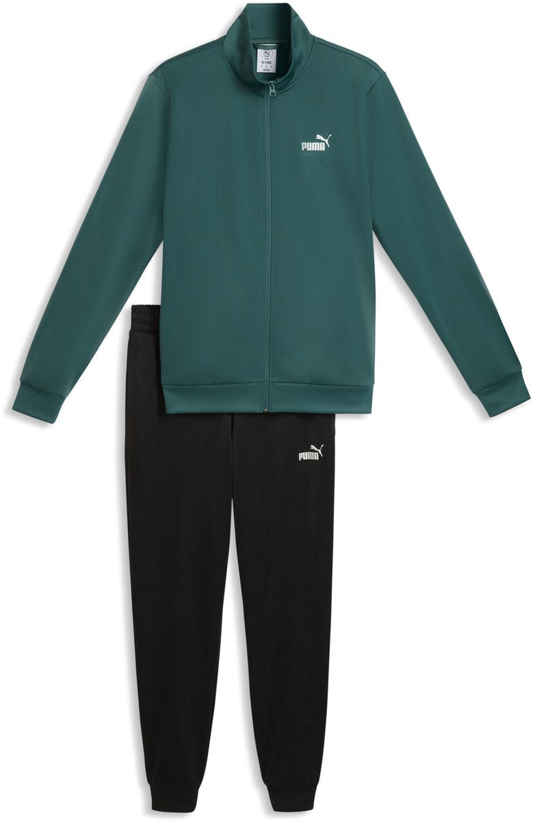 Puma ess poly suit unisex træningsdragt - smaragd is