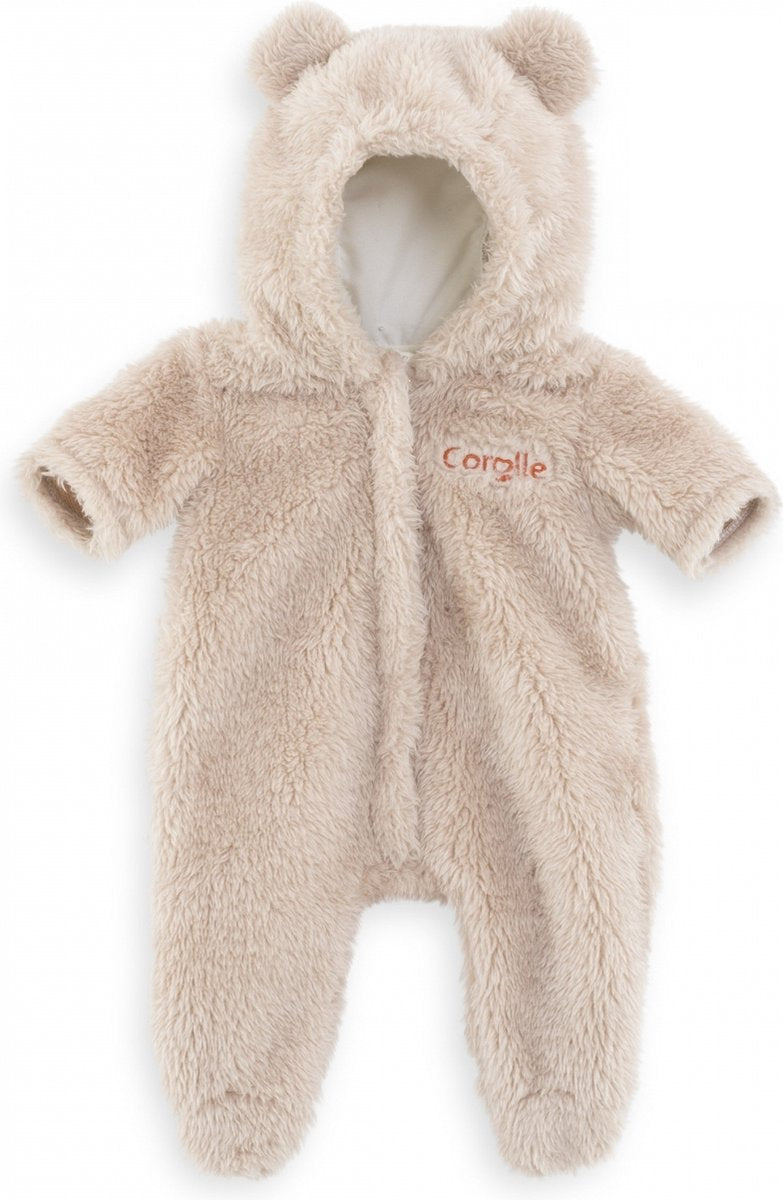 Corolle dukkebjørnedragt - babydukketøj 36cm - blødt og sødt.
