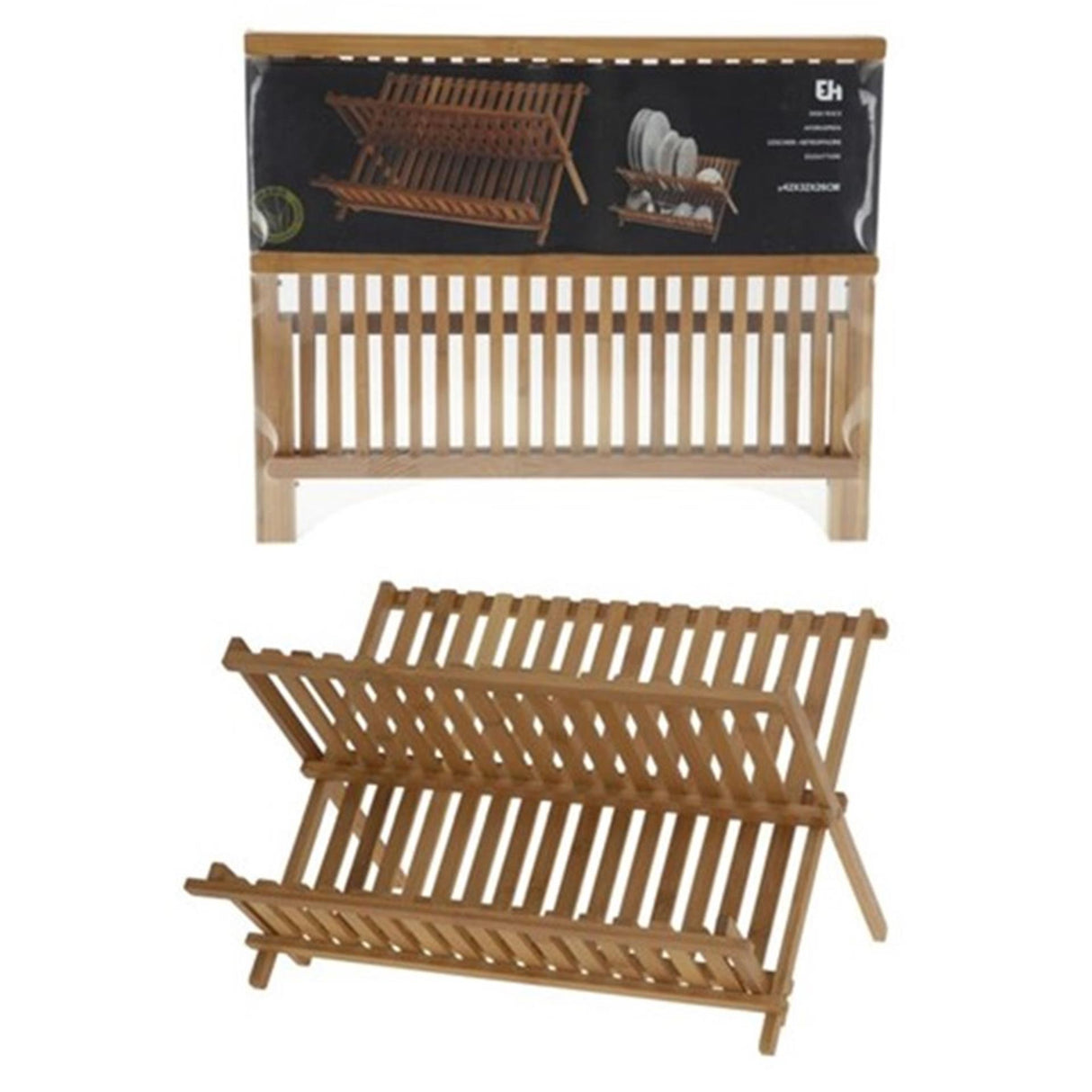 Fremragende husholdningsopvask af bambus 26x42x32cm
