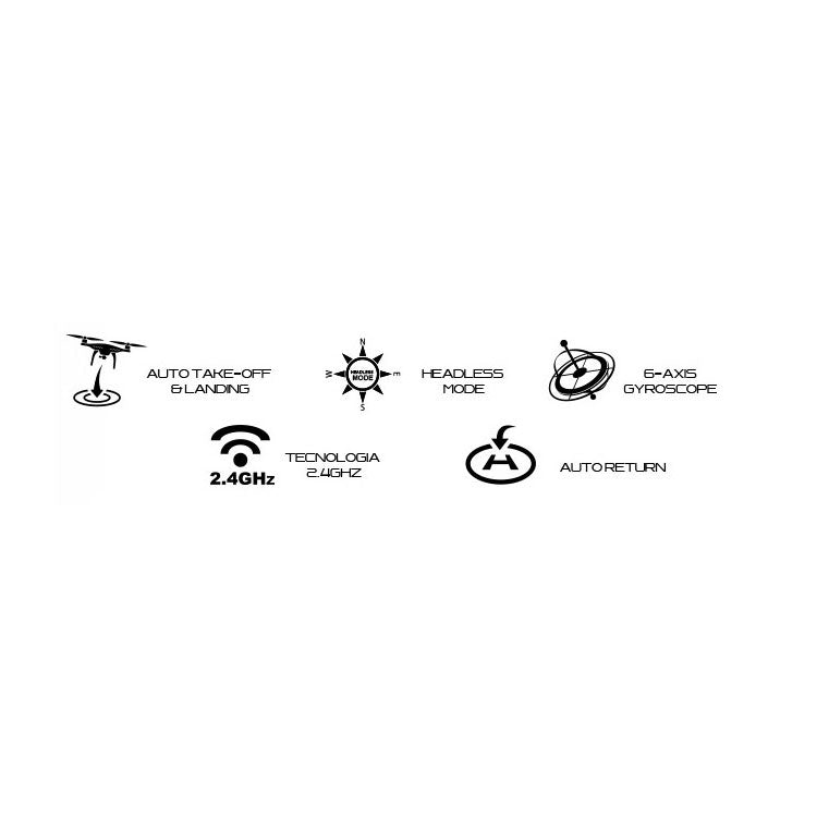 RC styrbar drone sort