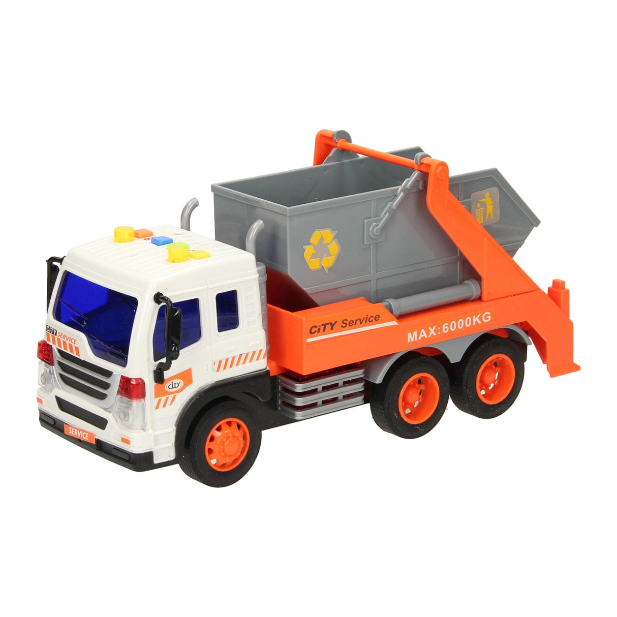Lobbes toys bv lastbil med dropbox med lys og lyd