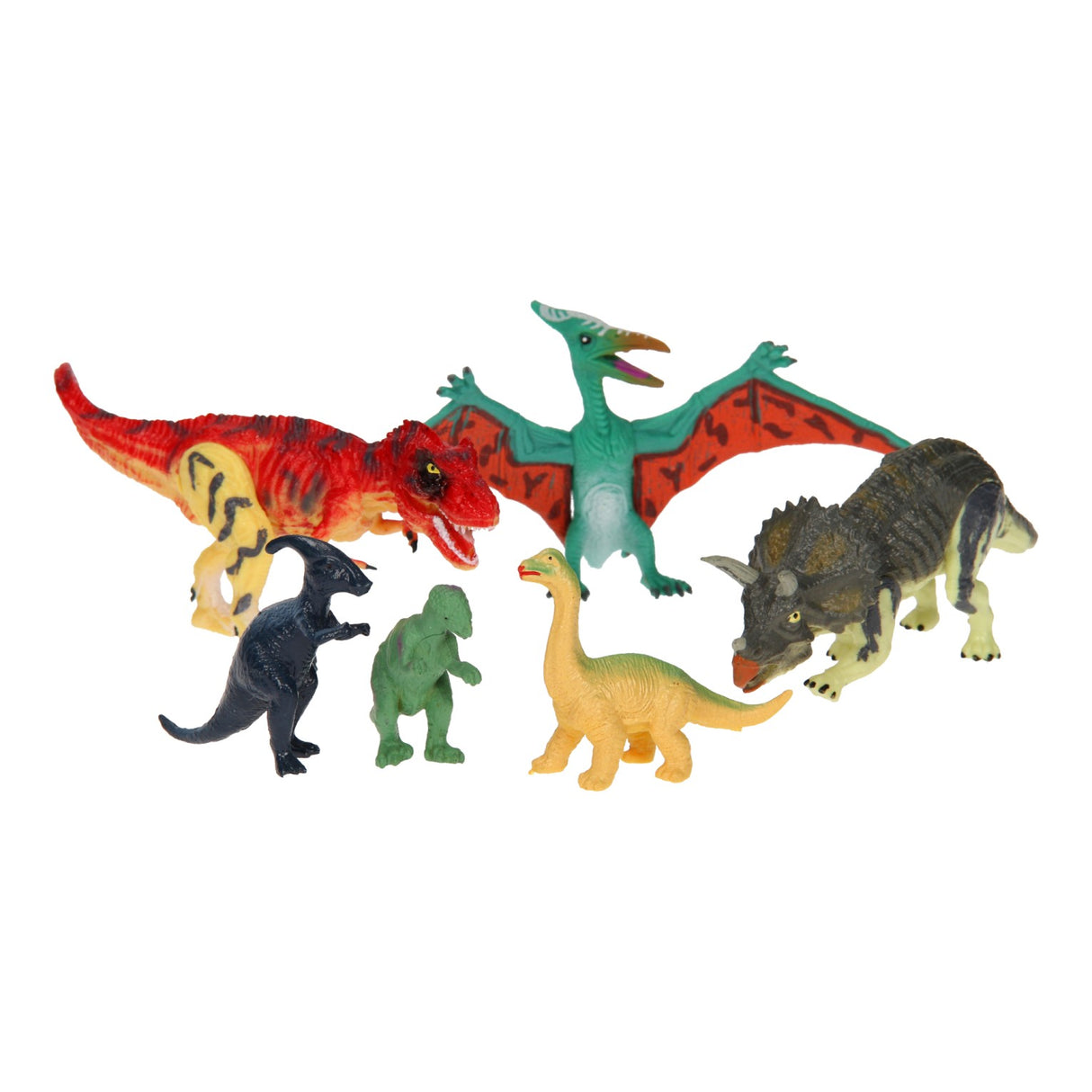 Luksus dino legesæt, 6 stk.