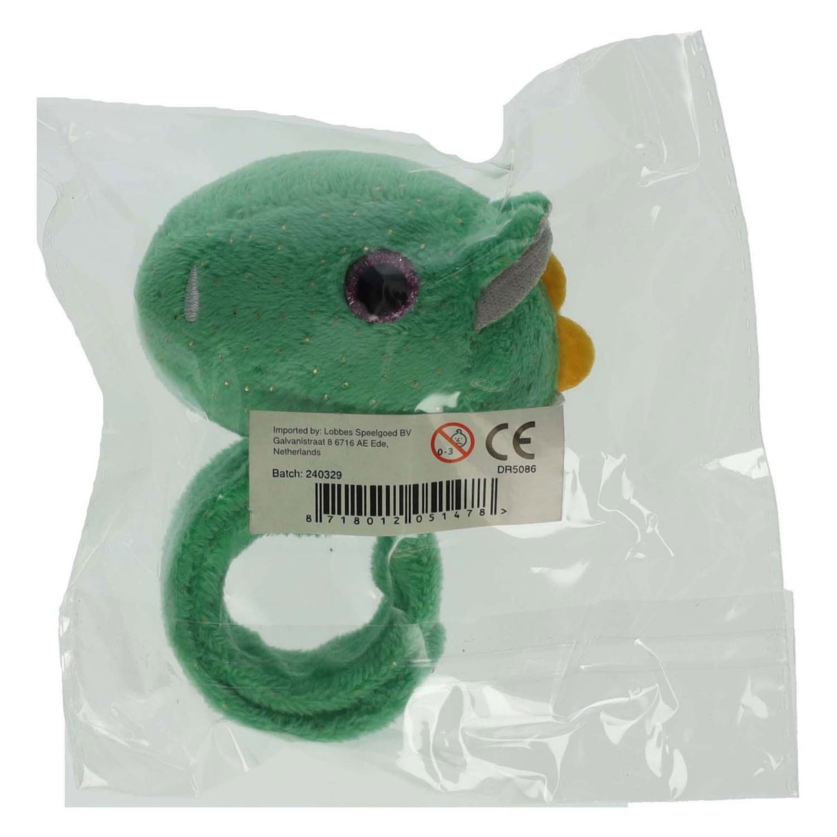 Plys slap armbånd dino
