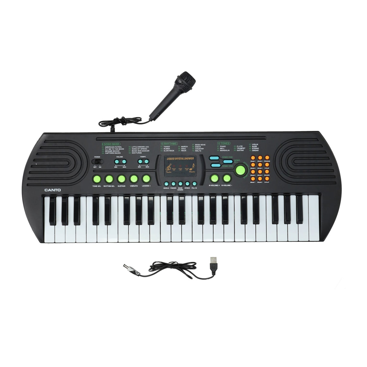 Elektronisk tastatur med mikrofon