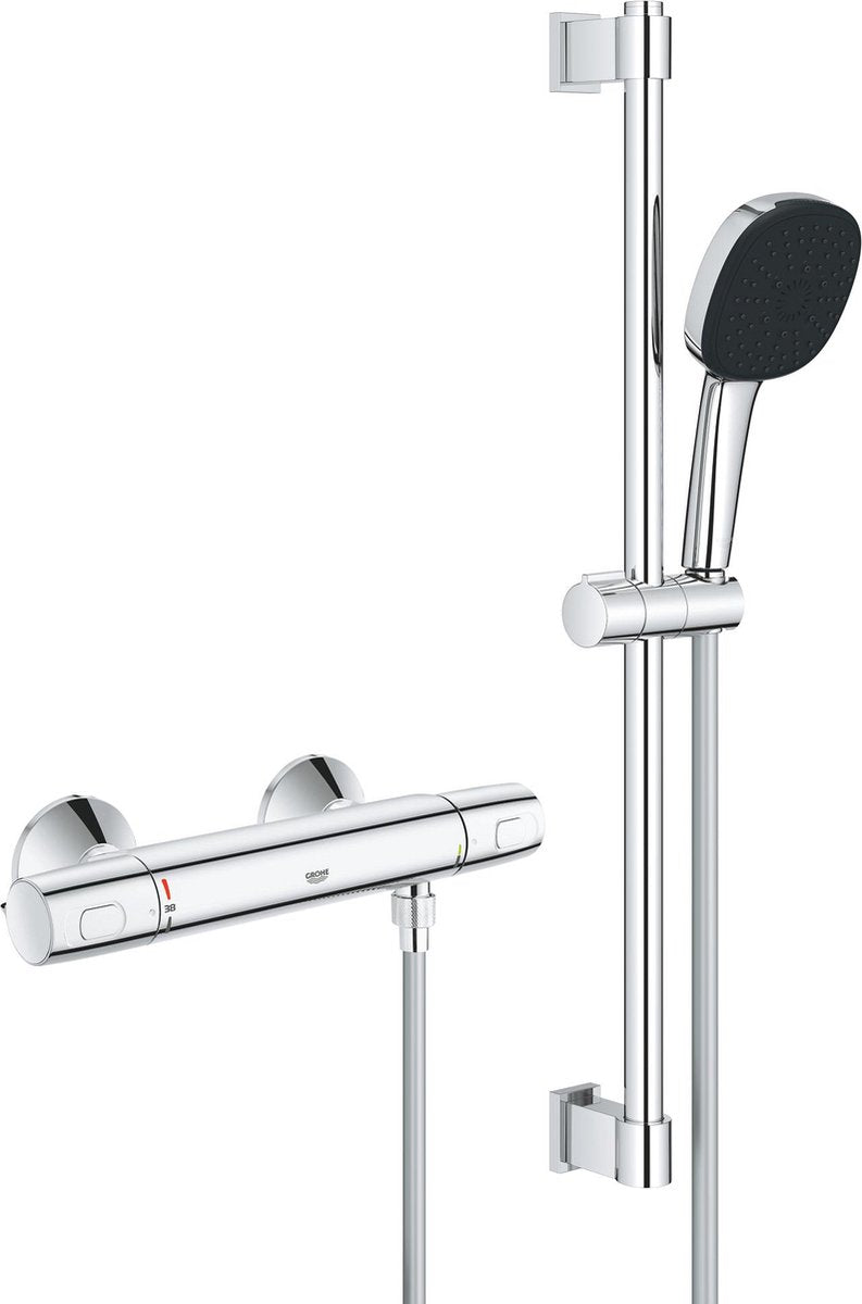 Grohe præcision trend brusesæt - vandbesparende - krom