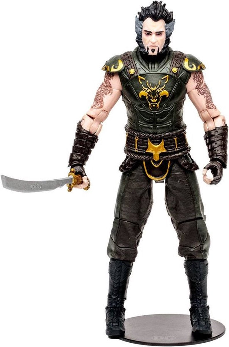 Mcfarlane legetøj dc gaming byg en actionfigur ra's al ghul (arkham city) 18 cm