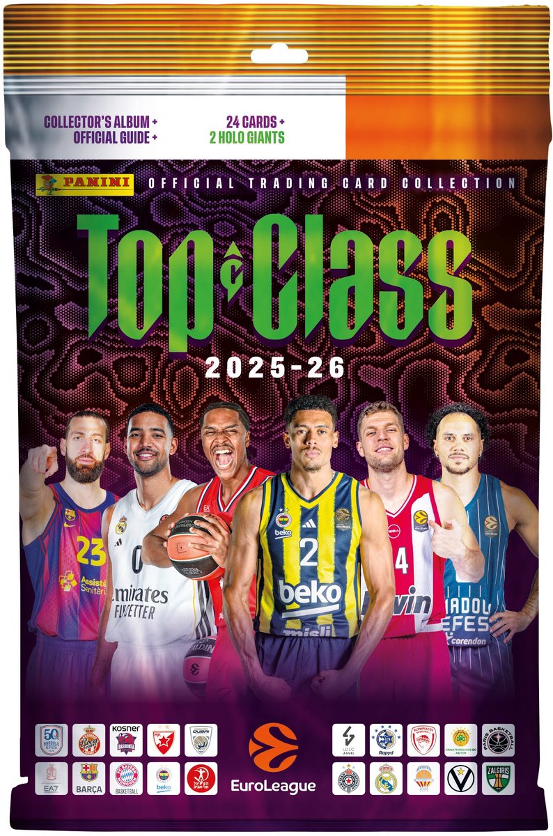 Panini - euro league topklasse 2025 2026 tc - startpakke