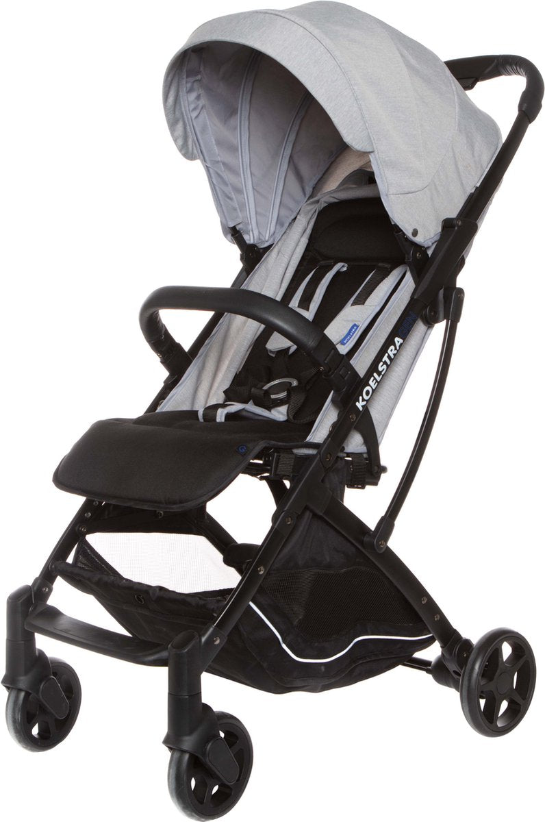 Koelstra compact buggy gen - soft grey melange - lichtgewicht - incl. accessoires