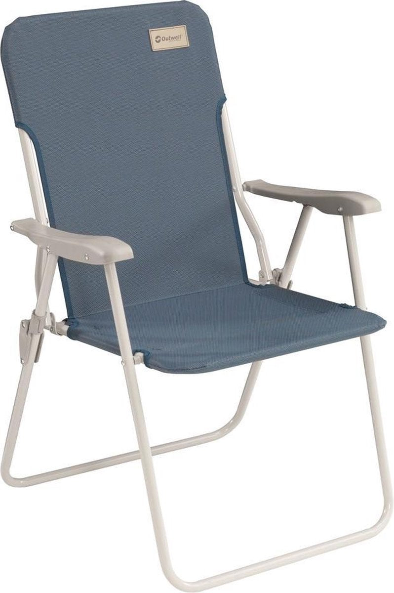 Outwell blackpool campingstol - foldbar - havblå