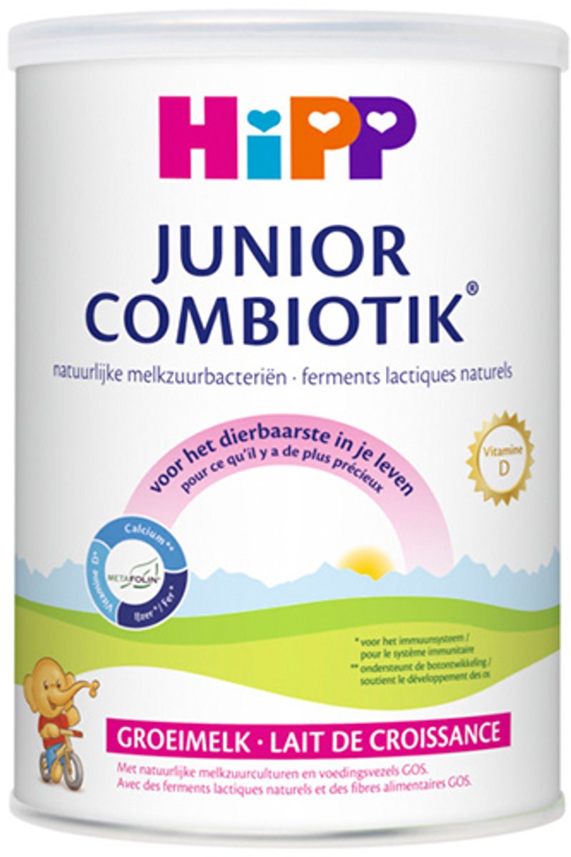 Hipp 4 junior combiotik – vækstmælk babymad – 2+ år – 800g