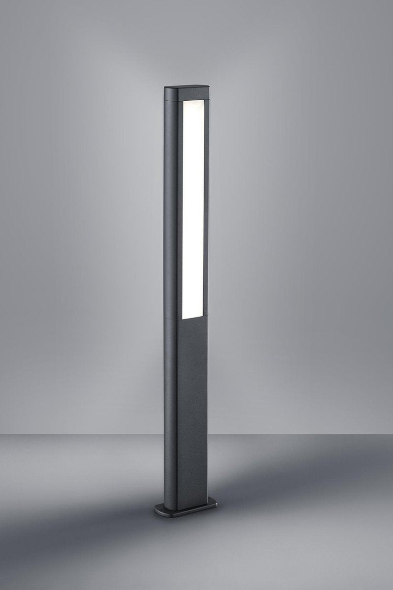 Trio rhin - stolpebelysning - antracit - inkl. 2x smd 5.5w - udendørs belysning - ip54