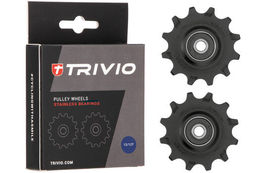 Trivio - skiftehjul 12 12t rustfri lejer