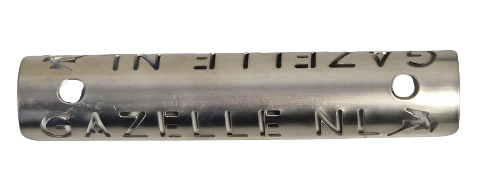 Gazelle FramePlaat .NL 2016 Silver