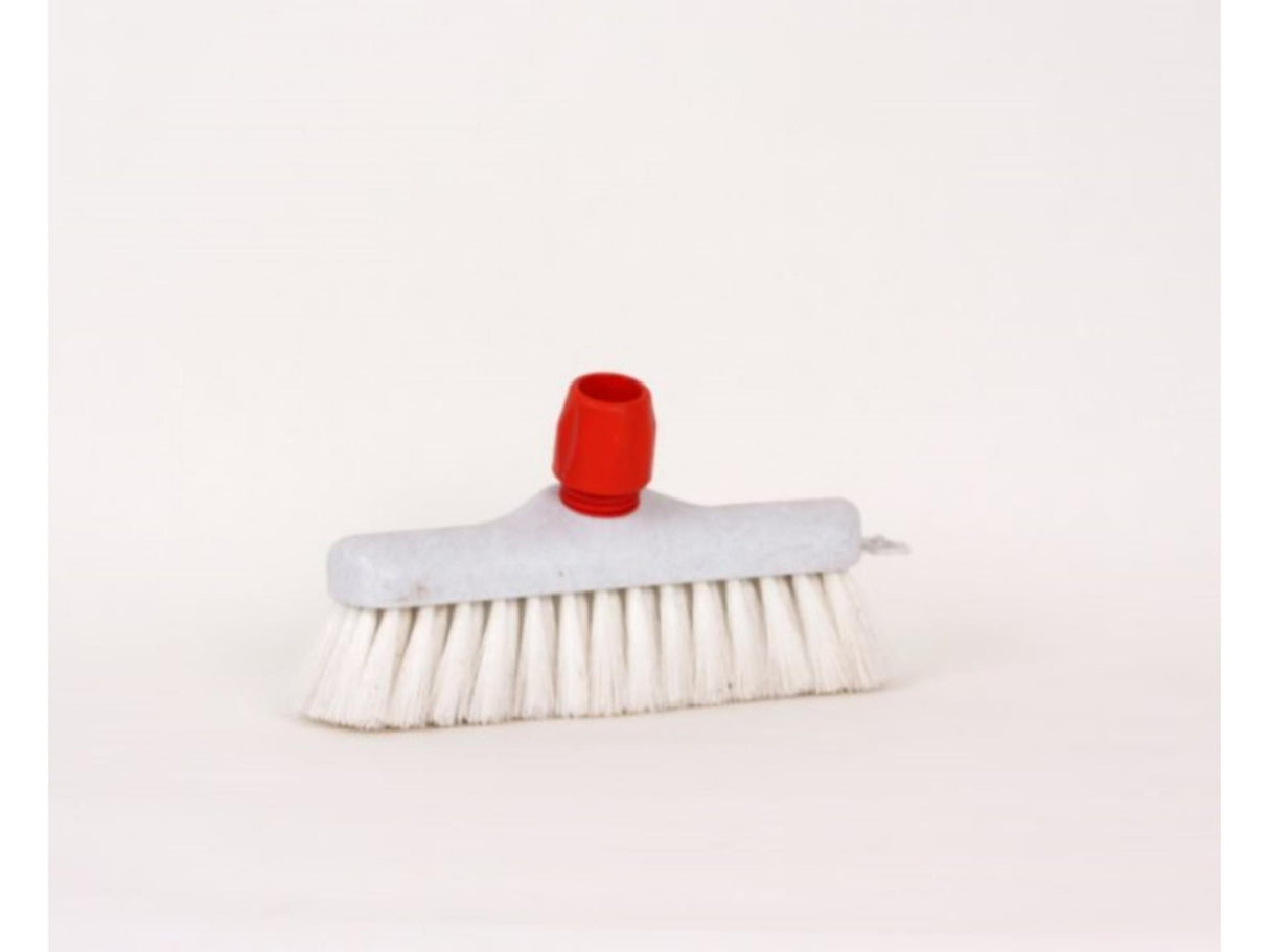 Lazy trolley plast syntetisk fiber hvid med håndtag holder 23cm