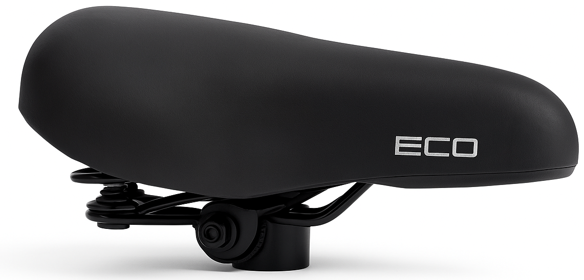 Cykel Saddle Edge City Eco - Black (på kort)