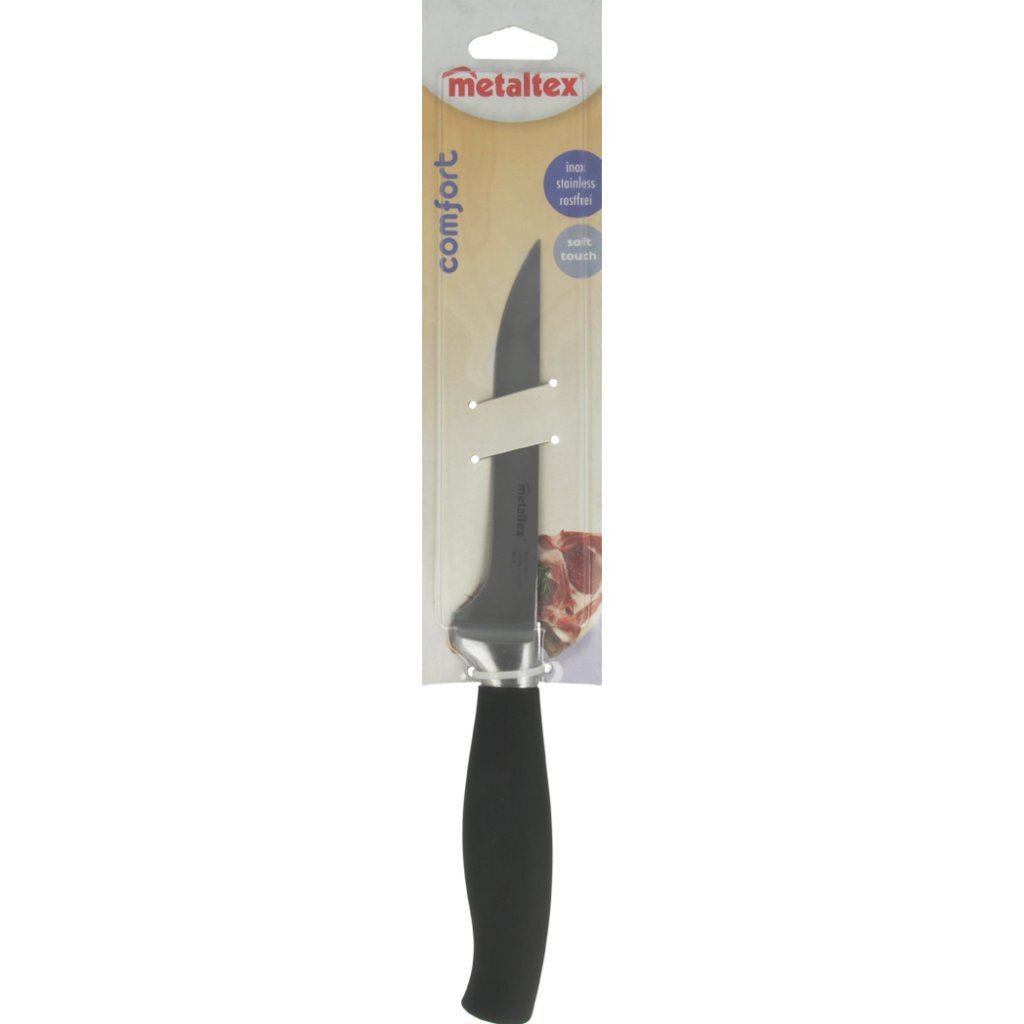 Metaltex komfort udskærerkniv 28 cm sort rustfrit stål