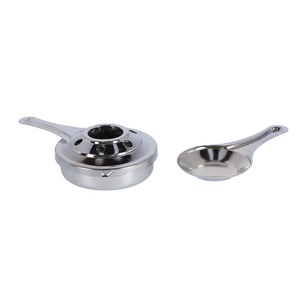 Metaltex fonduebrænder 16 cm rustfrit stål