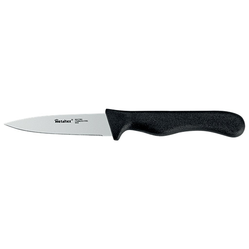 Metaltex basic line køkkenkniv 21,5 cm rustfri stål sort